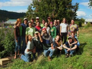 A Bastyr class on sustainable wildcrafting with Michael (Skeeter) Pilarski of Friends of the Trees Society