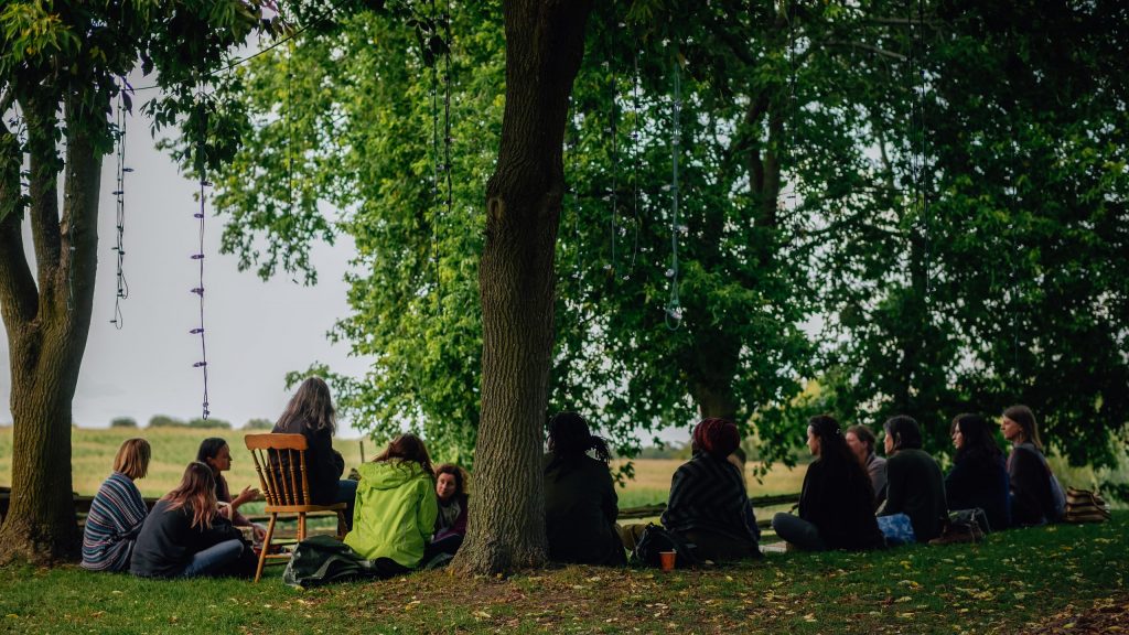 Participants in an Everything Herbal workshop